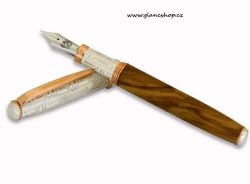 luxusn plnic pero Grifos Olive Wood