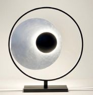 designov stoln lampa SATELLITE 2 stbrn