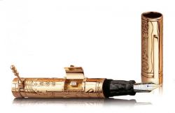 zlat plnic pero CADRANE SOLAIRE Marlen Pens 1