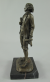 bronzov socha Mozart 5 - pohled 4 - www.glancshop.cz