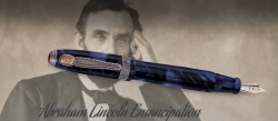 luxusn plnic pero Abraham Lincoln Emancipation 1 - pohled 1 - www.glancshop.cz