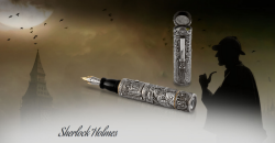 luxusn stbrn plnic pero Sherlock Holmes 