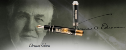 luxusn run malovan plnic pero Thomas Edison - pohled 1 - www.glancshop.cz