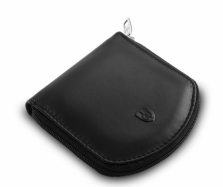 ko�en� pen�enka na mince DuDu Plume �ern� - pohled 1 - www.glancshop.cz