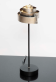 designov  kovov stoln lampa BANDEROLE stbrn - www.glancshop.cz