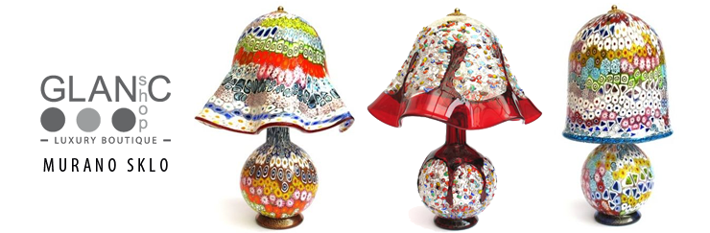 lampy z murano skla, www.glancshop.cz