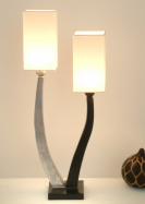 designov kovov stoln lampa QUADRANGOLARE 