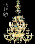 luxusn lustr z Murano skla prmr 175cm, vka 230cm multicolor 4 - www.glancshop.cz