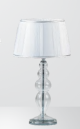 luxusn stoln lampa z Murano skla prmr 30cm, vka 58cm 7