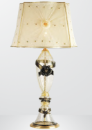 luxusn stoln lampa z Murano skla prmr 45cm, vka 87cm 11 - www.glancshop.cz