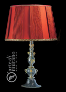 stoln lampa z Murano skla prmr 45cm, vka 69cm 16