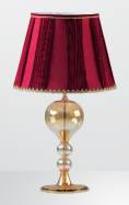 velk stoln lampa z Murano skla prmr 45cm, vka 81cm 30