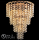 luxusn lustr z Murano skla prmr 80cm, vka 130cm zlat 43 - www.glancshop.cz