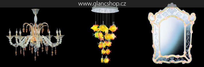 luxusn� lustry a zrcadla, www.glancshop.cz