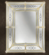 luxusn umleck zrcadlo z Murano skla 80x100cm 1