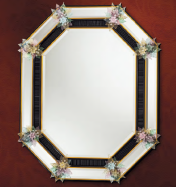 luxusn umleck zrcadlo z Murano skla 78x100cm 9 - pohled 1 - www.glancshop.cz