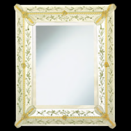 luxusn umleck zrcadlo z Murano skla 70x85cm 26