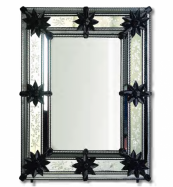 luxusn umleck zrcadlo z Murano skla 90x120cm 30