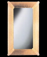 luxusn umleck zrcadlo z Murano skla 60x100cm 34