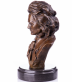 bronzov� busta Beethoven - pohled 2 - www.glancshop.cz
