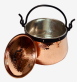 m�d�n� poc�novan� kotl�k obsah 3 litry s poklic� - pohled 1 - www.glancshop.cz