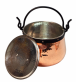 m�d�n� poc�novan� kotl�k obsah 3 litry s poklic� - pohled 2 - www.glancshop.cz