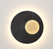 designov nstnn svtidlo LUNA zlat prmr 40cm