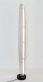 designov stojac lampa SIMBOLO stbrn - pohled 2 - www.glancshop.cz