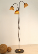 designov stojac lampa SNAIL ONE zlat