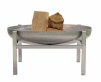 designov kovov penosn ohnit CUBE M nerez - www.glancshop.cz