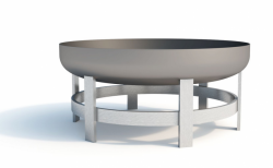 designov kovov penosn ohnit FLAME Super XXL nerez