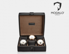 box pro estery hodinky Modalo Gallante karbon 2 - pohled 1 - www.glancshop.cz