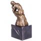 bronzov socha Myslitel - pohled 3 - www.glancshop.cz