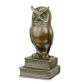 bronzov socha Moudr sova 45 - www.glancshop.cz