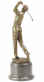 bronzov� socha na podstavci Hr�� golfu 2 - pohled 2 - www.glancshop.cz
