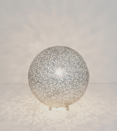 designov stoln lampa LILY GRANDE stbrn
