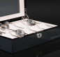 box na deset hodinek Chicago Designhutte carbon - pohled 3 - www.glancshop.cz