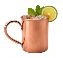 mdn hrnek Copper Garden 0,5 litru pocnovan - www.glancshop.cz