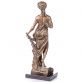 bronzov socha na mramorovm podstavci ensk akt 71 - pohled 2 - www.glancshop.cz