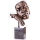 modern bronzov socha na mramorovm podstavci 80 - pohled 1 - www.glancshop.cz