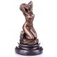 bronzov� socha na mramorov�m podstavci �ensk� akt 83 - pohled 3 - www.glancshop.cz