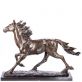 velk bronzov socha na mramorovm podstavci K 57 - pohled 2 - www.glancshop.cz