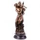 bronzov� socha na mramorov�m podstavci Afrodita a Amor 55 - pohled 1 - www.glancshop.cz