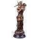 bronzov� socha na mramorov�m podstavci Afrodita a Amor 55 - pohled 4 - www.glancshop.cz