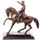 bronzov� socha na mramorov�m podstavci Napoleon na koni 56 - pohled 1 - www.glancshop.cz