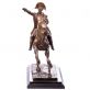 bronzov� socha na mramorov�m podstavci Napoleon na koni 56 - pohled 3 - www.glancshop.cz