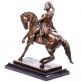 bronzov� socha na mramorov�m podstavci Napoleon na koni 56 - pohled 4 - www.glancshop.cz