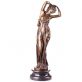 bronzov� socha �eny na mramorov�m podstavci 60 - pohled 1 - www.glancshop.cz