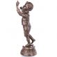 bronzov socha Chlapec s ptkem 103 - pohled 2 - www.glancshop.cz