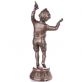 bronzov socha Chlapec s ptkem 103 - pohled 3 - www.glancshop.cz